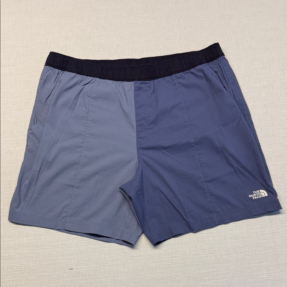 The North Face Two-Tone Navy/Slate Blue Athletic Shorts